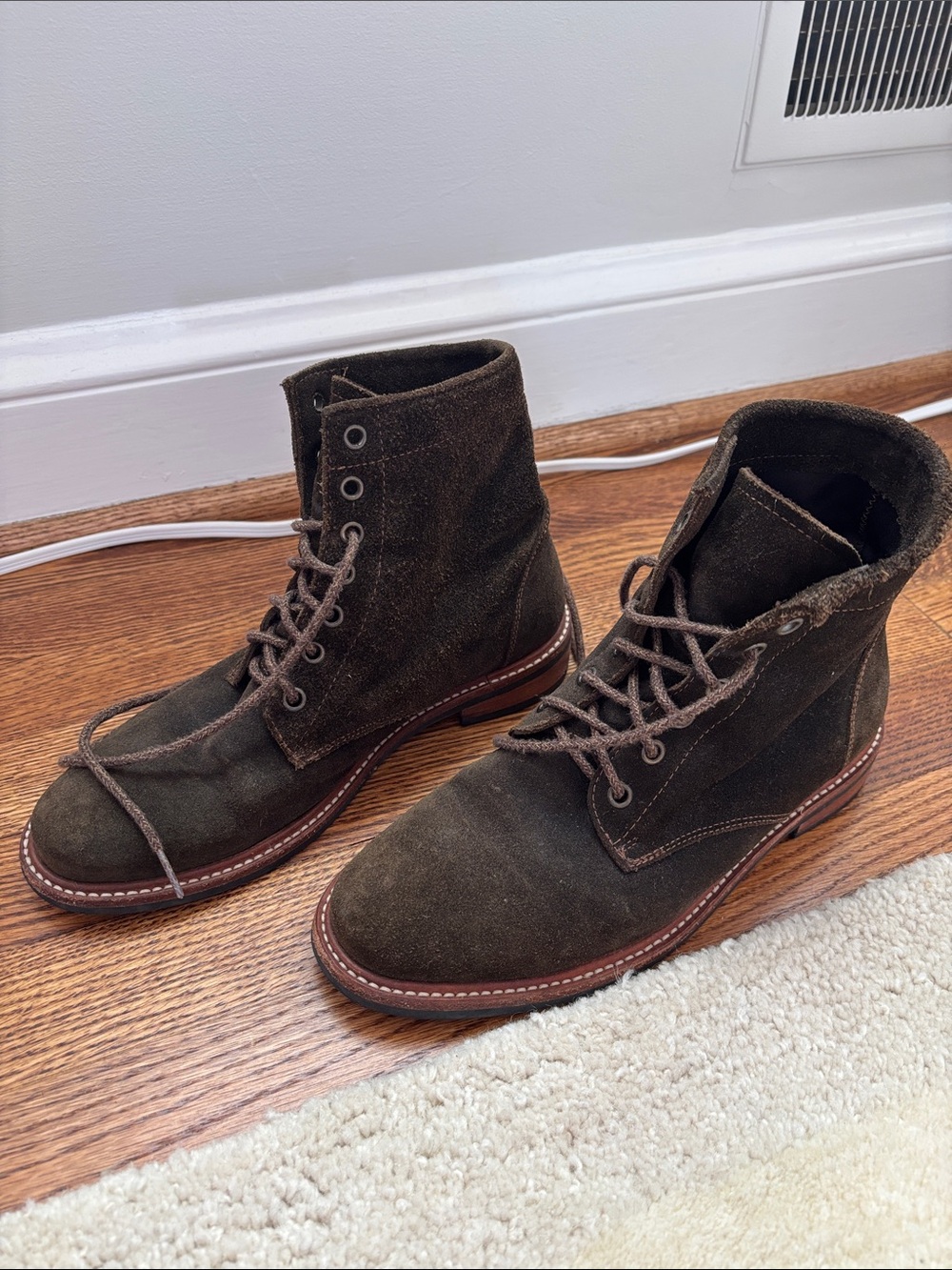 Women’s dark olive All Weather Amalia boot.